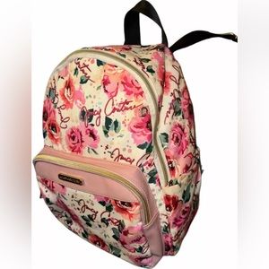Juicy Couture Mini Backpack Pink Floral Design